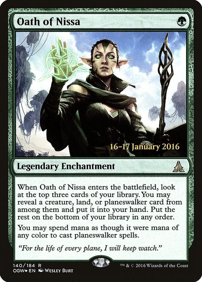 Oath of Nissa 140 (Prerelease Cards)  - Foil | Good Games Adelaide SA