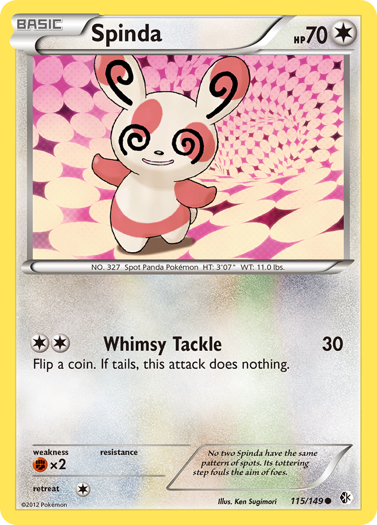 Spinda (115/149) [Black & White: Boundaries Crossed] | Good Games Adelaide SA