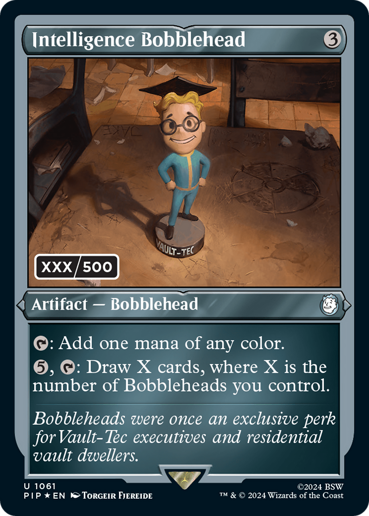 Intelligence Bobblehead (Serialized) [Fallout] | Good Games Adelaide SA