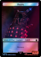 Dalek // Dinosaur Double-Sided Token (Surge Foil) [Doctor Who Tokens] | Good Games Adelaide SA