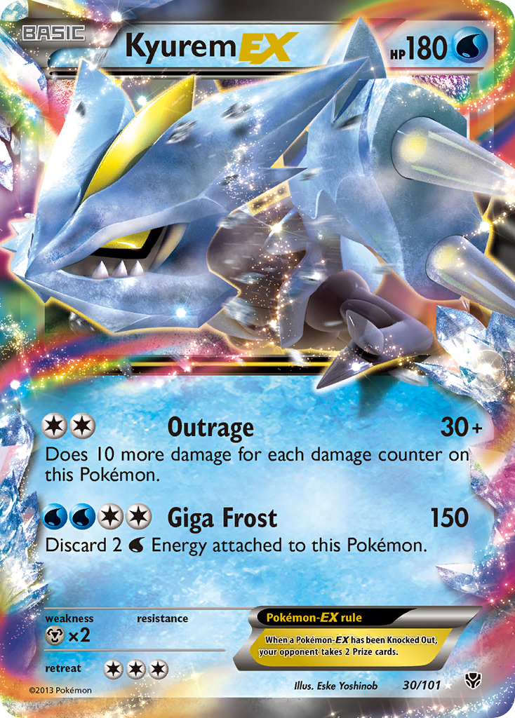 Kyurem EX (30/101) [Black & White: Plasma Blast] | Good Games Adelaide SA