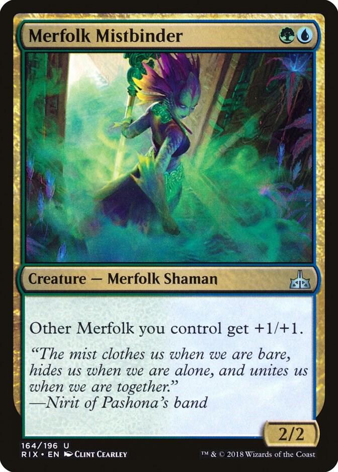 Merfolk Mistbinder 164 (Rivals of Ixalan)  - Foil | Good Games Adelaide SA
