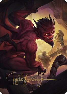 Imp Art Card Gold Stamped Signature 19 (Art Series: Commander Legends: Battle for Baldur's Gate)  | Good Games Adelaide SA