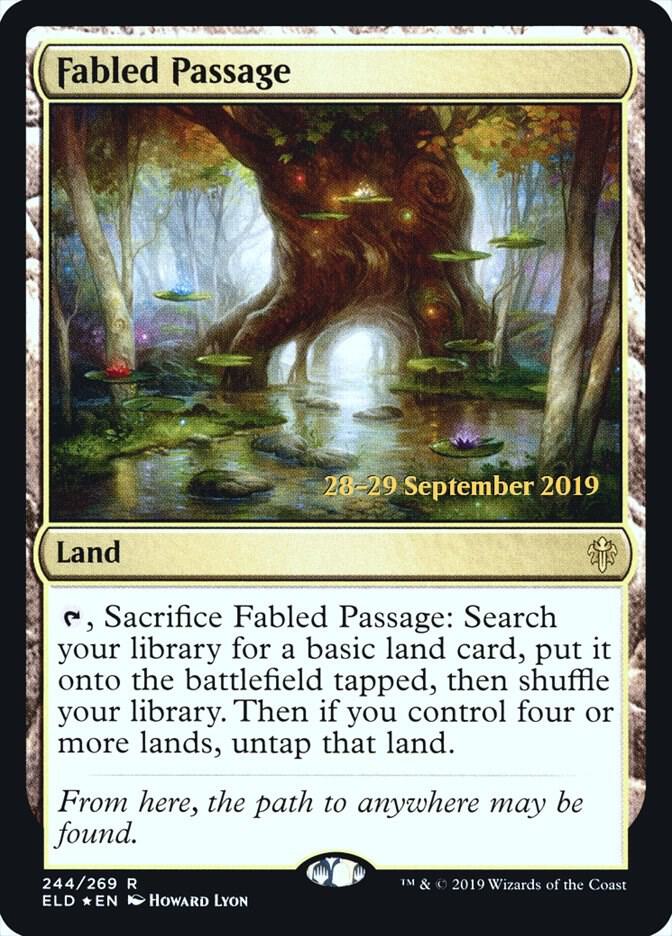 Fabled Passage ELD 244 (Prerelease Cards)  - Foil | Good Games Adelaide SA