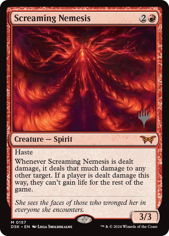 Screaming Nemesis 157 (Promo Pack: Duskmourn: House of Horror)  - Foil | Good Games Adelaide SA