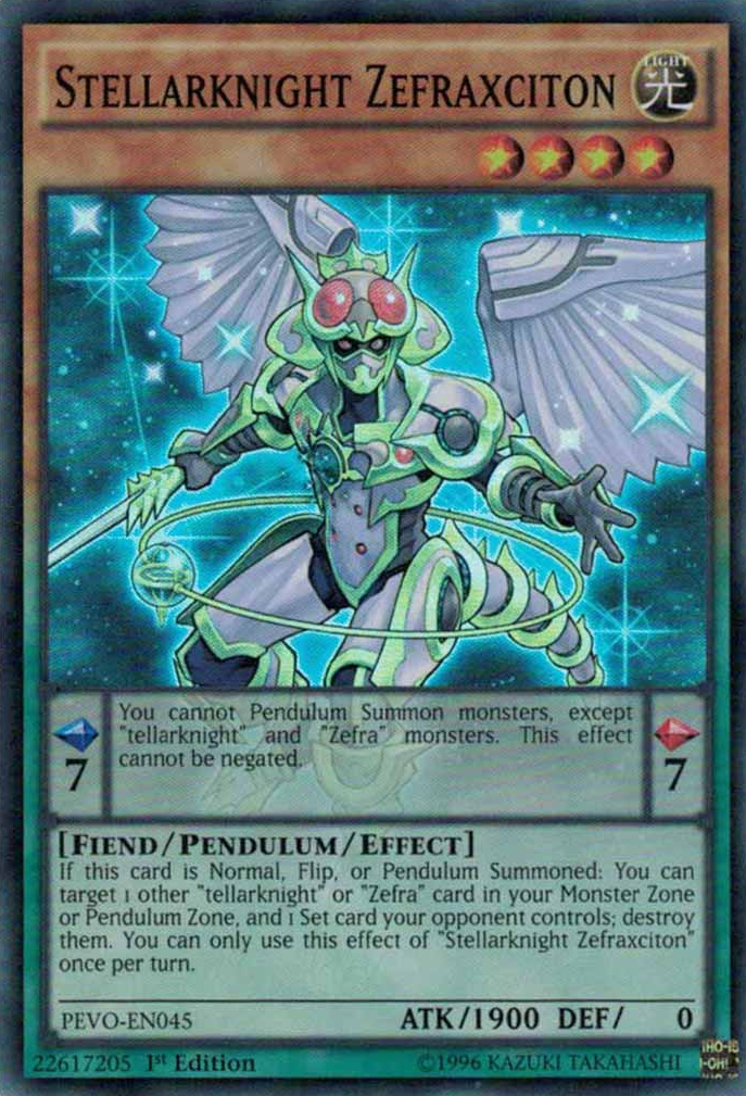 Stellarknight Zefraxciton [PEVO-EN045] Super Rare | Good Games Adelaide SA