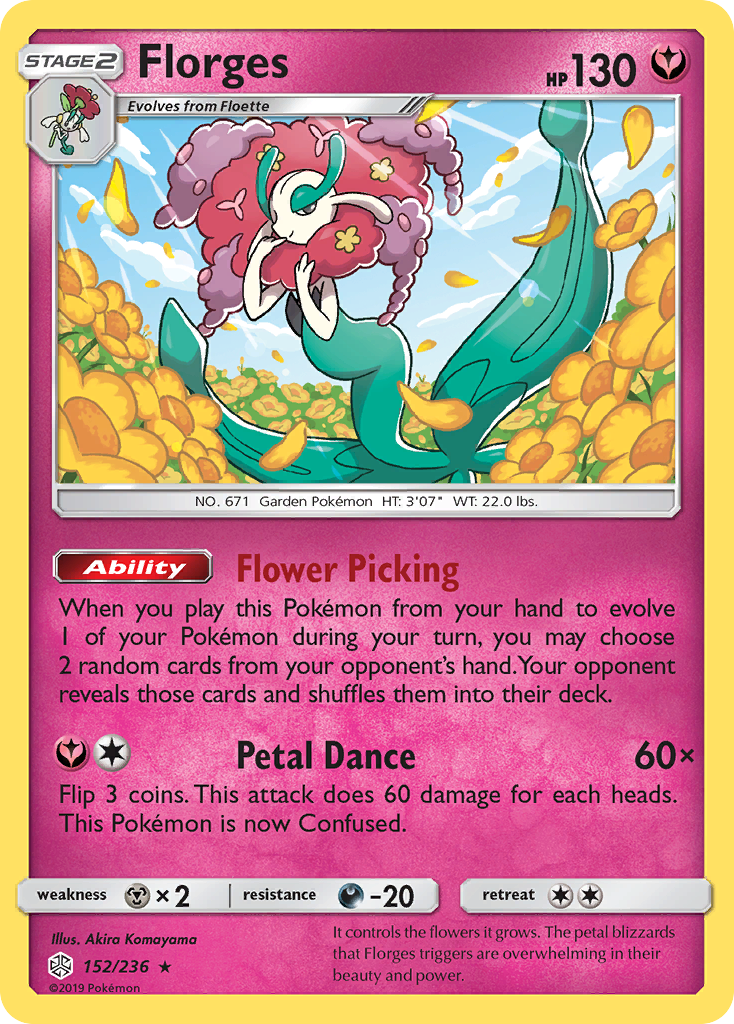 Florges (152/236) [Sun & Moon: Cosmic Eclipse] | Good Games Adelaide SA