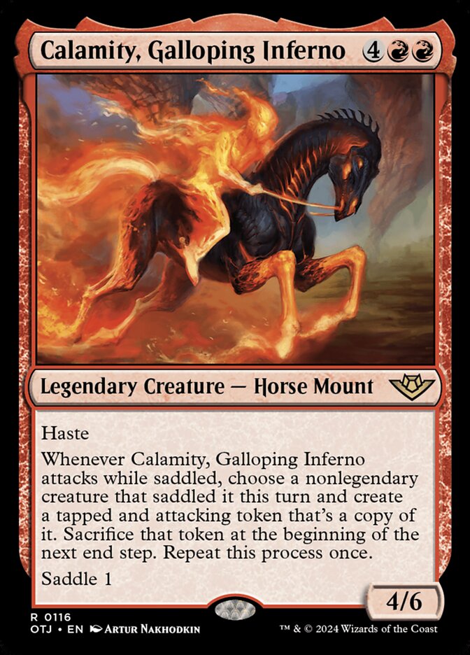Calamity, Galloping Inferno 116 (Outlaws of Thunder Junction)  | Good Games Adelaide SA