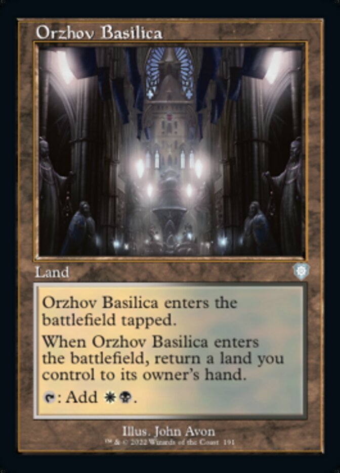 Orzhov Basilica (Retro) [The Brothers' War Commander] | Good Games Adelaide SA