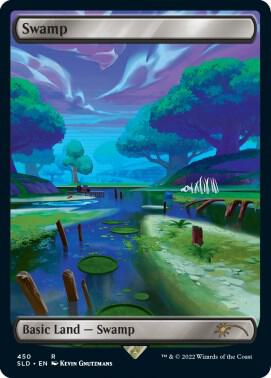 Swamp 450 450 (Secret Lair Drop Series)  - Foil | Good Games Adelaide SA