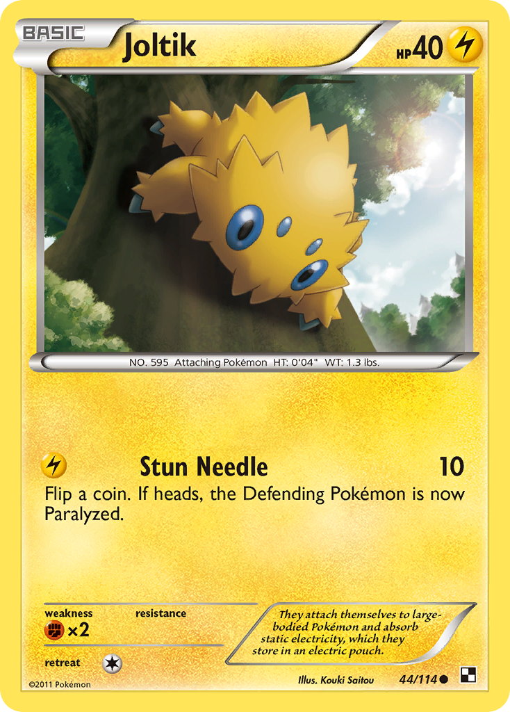 Joltik (44/114) [Black & White: Base Set] | Good Games Adelaide SA