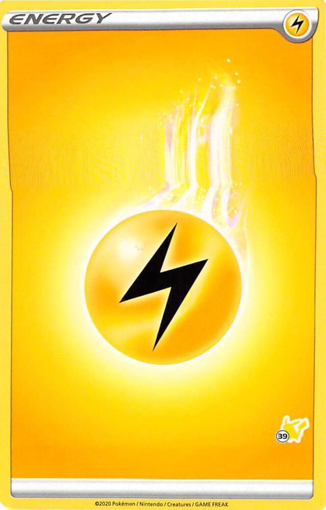 Lightning Energy 39 Pikachu Stamped  (Battle Academy 2022)  | Good Games Adelaide SA