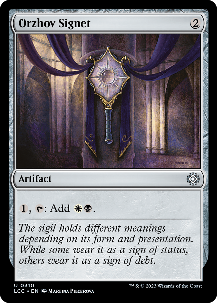 Orzhov Signet [The Lost Caverns of Ixalan Commander] | Good Games Adelaide SA