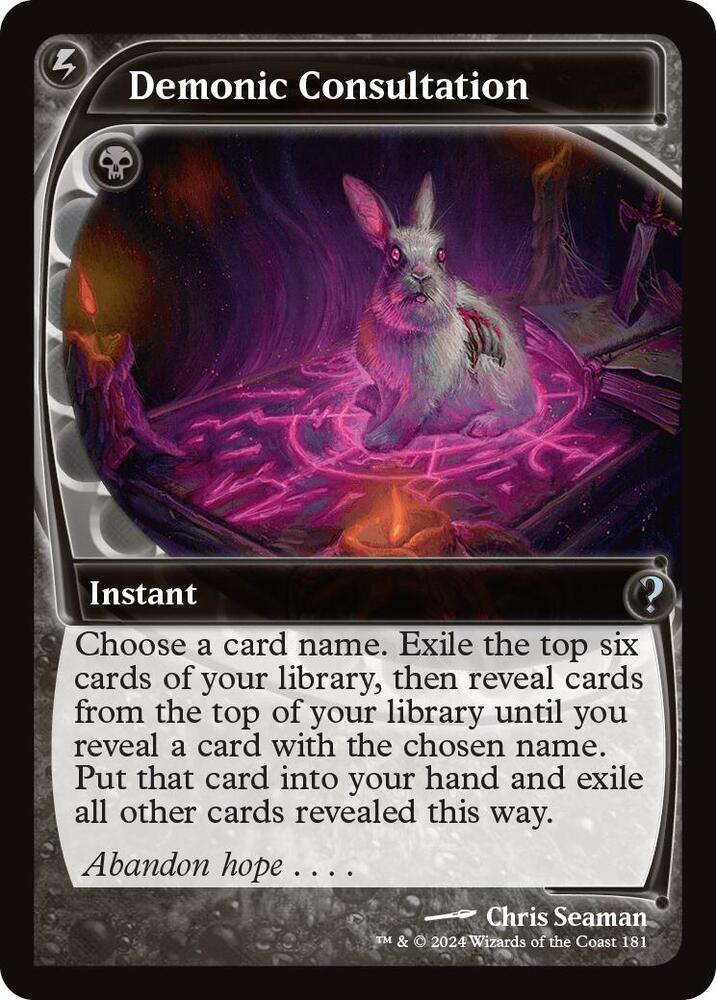 Demonic Consultation 181 (Mystery Booster 2)  | Good Games Adelaide SA