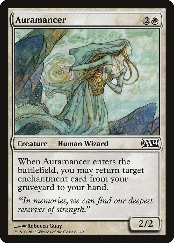 Auramancer 6 (Magic 2014 (M14))  - Foil | Good Games Adelaide SA