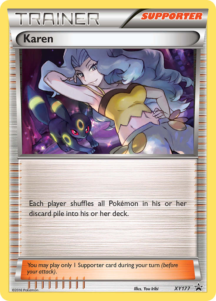 Karen (XY177) [XY: Black Star Promos] | Good Games Adelaide SA