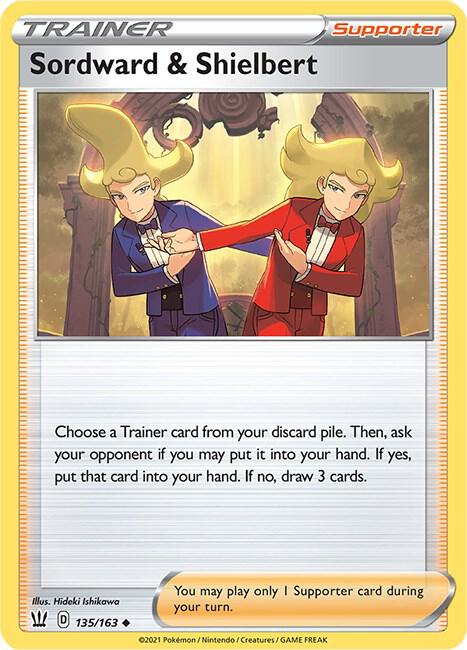 Sordward and Shielbert 135/163 (SWSH05: Battle Styles)  | Good Games Adelaide SA