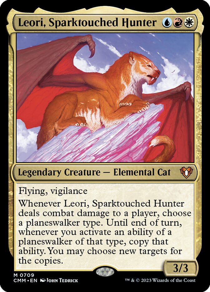 Leori, Sparktouched Hunter 709 (Commander Masters)  - Foil | Good Games Adelaide SA
