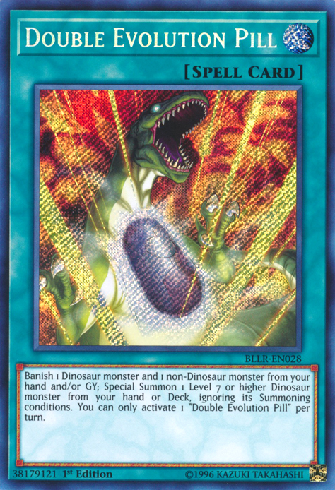 Double Evolution Pill [BLLR-EN028] Secret Rare | Good Games Adelaide SA