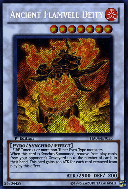 Ancient Flamvell Deity [HA04-EN056] Secret Rare | Good Games Adelaide SA