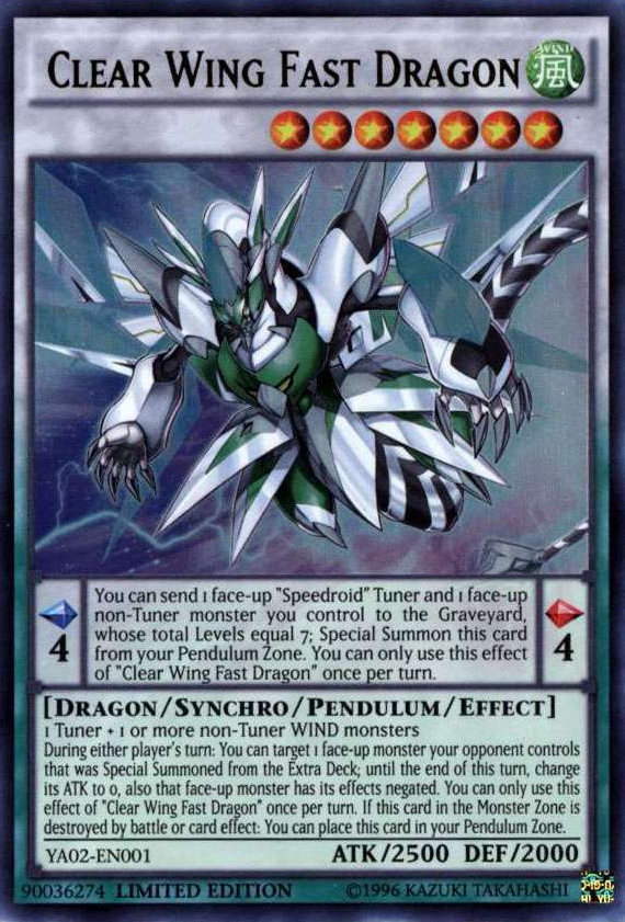 Clear Wing Fast Dragon [YA02-EN001] Ultra Rare | Good Games Adelaide SA