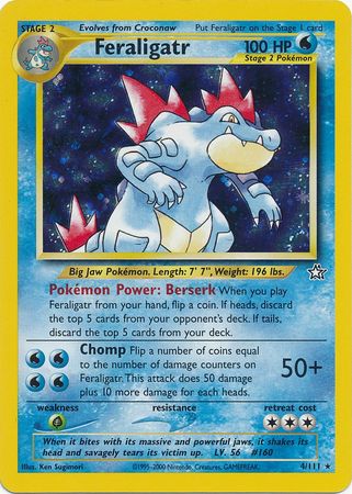 Feraligatr (4/111) [Neo Genesis Unlimited] | Good Games Adelaide SA