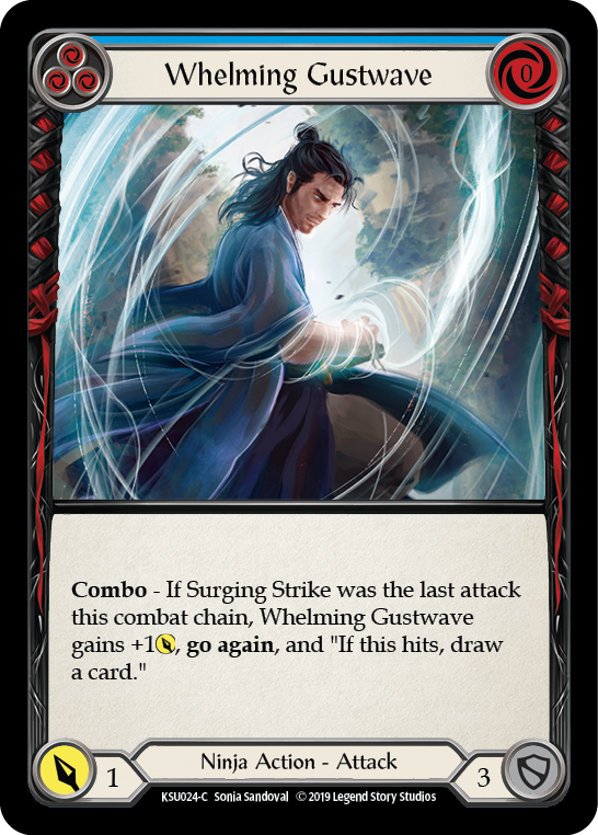 Whelming Gustwave (Blue) [KSU024-C] 1st Edition Normal | Good Games Adelaide SA