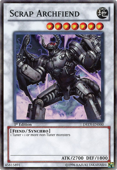 Scrap Archfiend [DREV-EN000] Super Rare | Good Games Adelaide SA