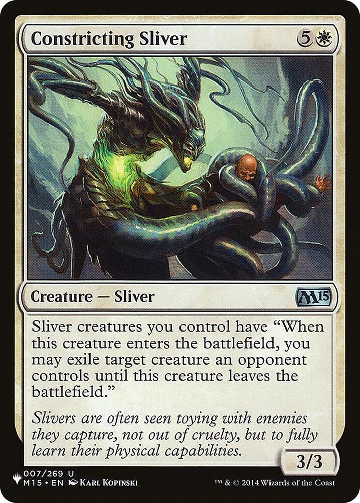 Constricting Sliver 007/269 (The List Reprints)  | Good Games Adelaide SA