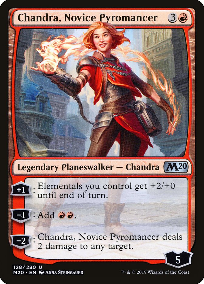 Chandra, Novice Pyromancer [Core Set 2020] | Good Games Adelaide SA