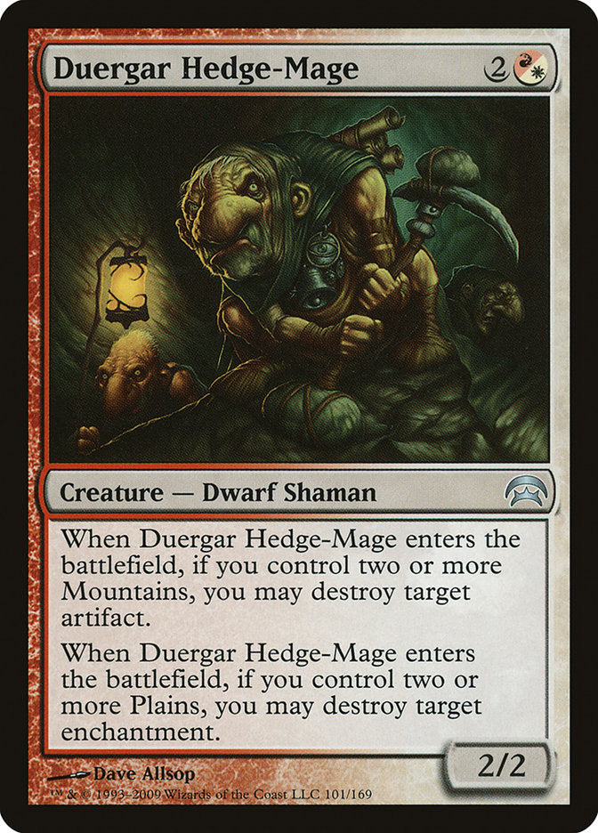 Duergar Hedge-Mage [Planechase] | Good Games Adelaide SA