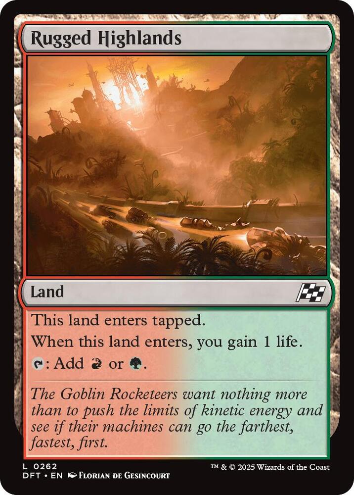 Rugged Highlands 262 (Aetherdrift)  - Foil | Good Games Adelaide SA