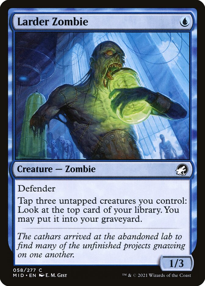 Larder Zombie 58 (Innistrad: Midnight Hunt)  | Good Games Adelaide SA