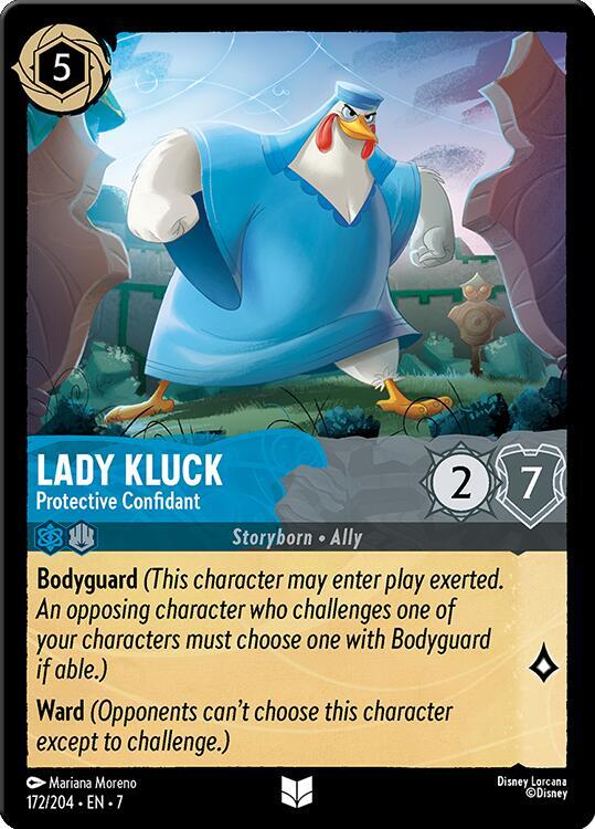 Lady Kluck Protective Confidant 172/204 (Archazia's Island)  - Cold Foil | Good Games Adelaide SA