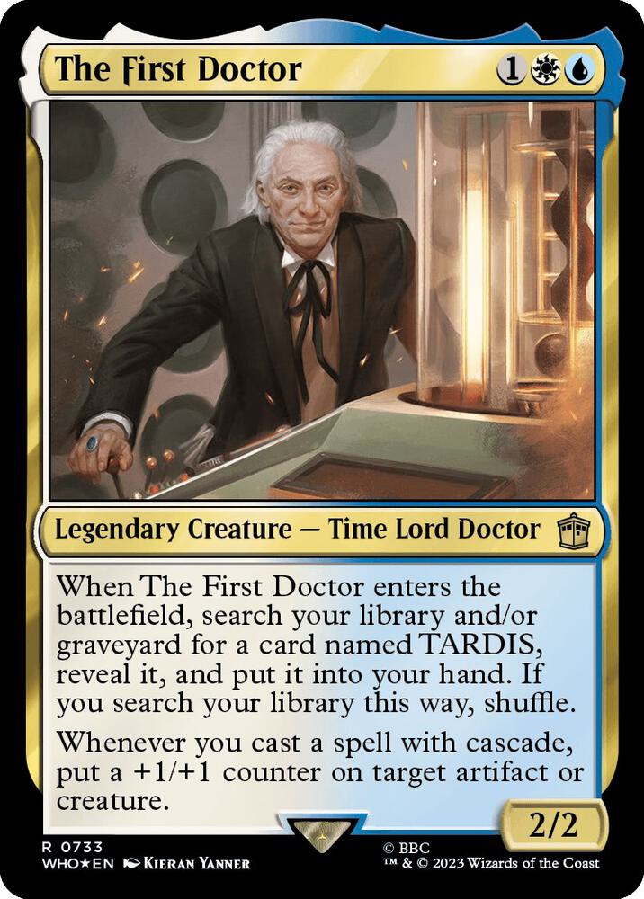 The First Doctor 733 (Universes Beyond: Doctor Who)  - Foil | Good Games Adelaide SA