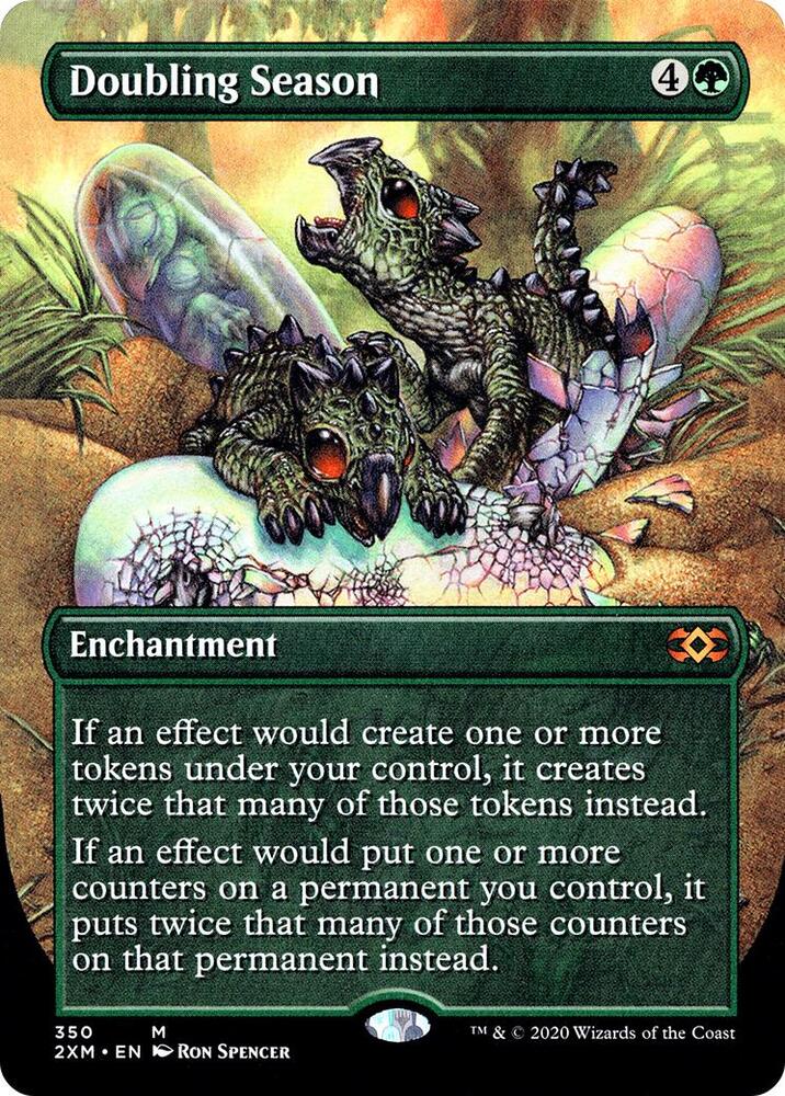 Doubling Season Borderless 350 (Double Masters)  - Foil | Good Games Adelaide SA