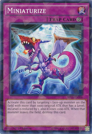 Miniaturize [BP03-EN206] Shatterfoil Rare | Good Games Adelaide SA