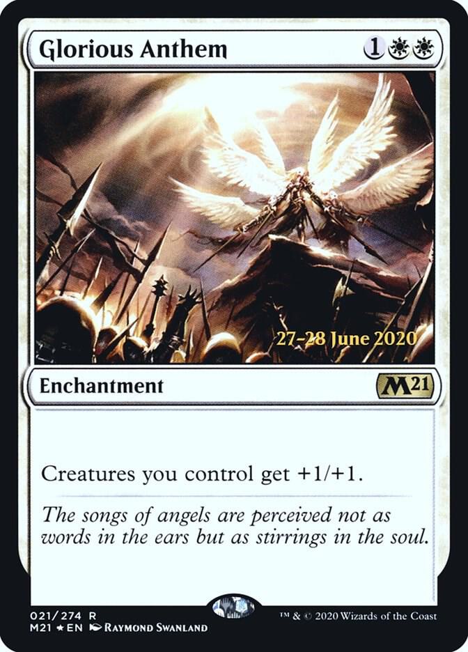 Glorious Anthem 21 (Prerelease Cards)  - Foil | Good Games Adelaide SA