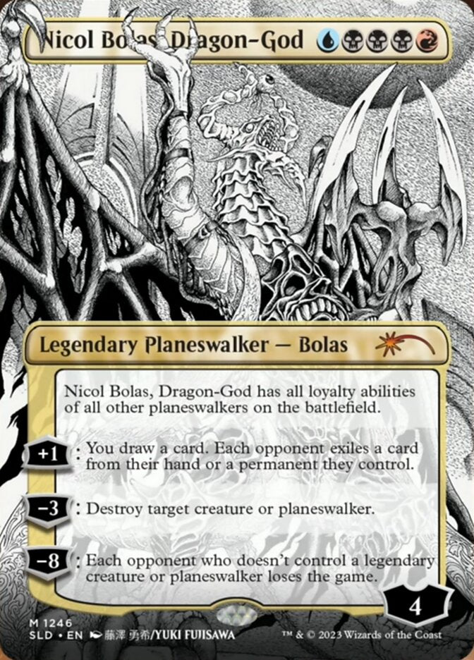 Nicol Bolas, Dragon-God (Borderless) [Secret Lair Drop Series] | Good Games Adelaide SA