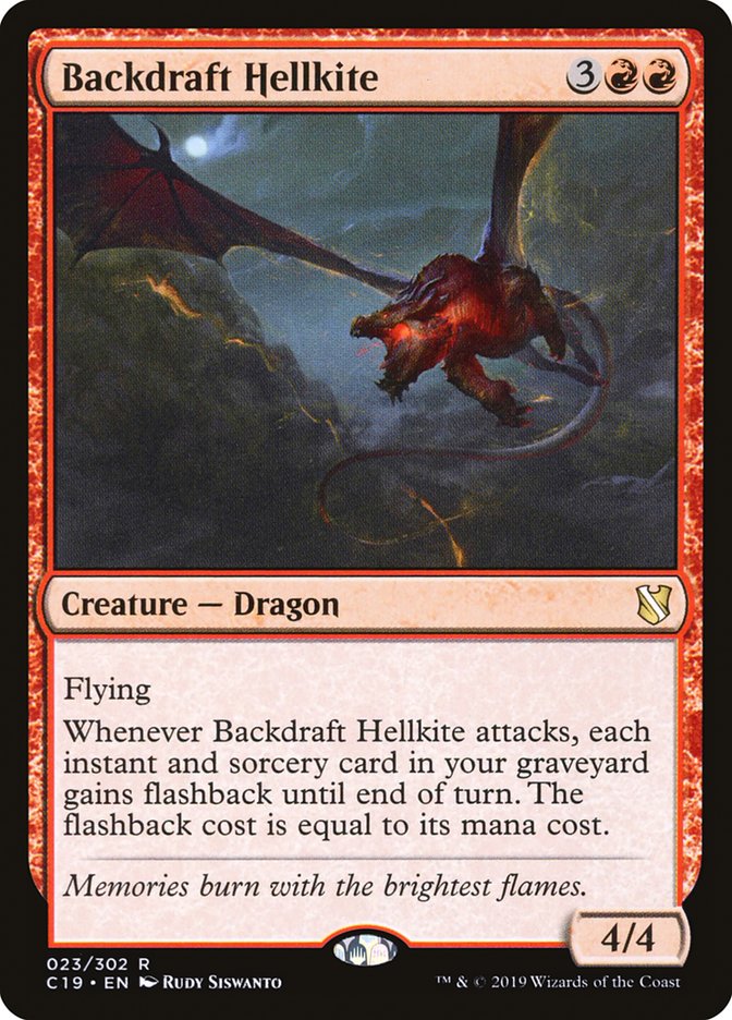 Backdraft Hellkite [Commander 2019] | Good Games Adelaide SA