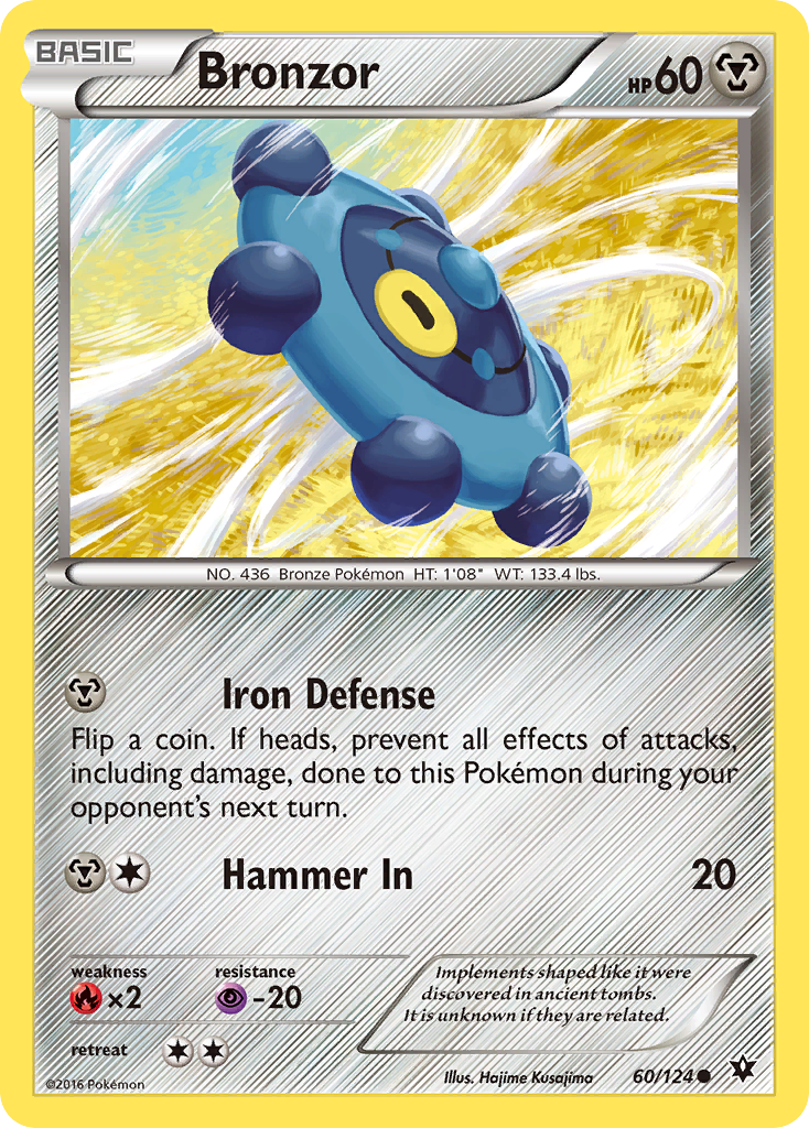 Bronzor (60/124) [XY: Fates Collide] | Good Games Adelaide SA
