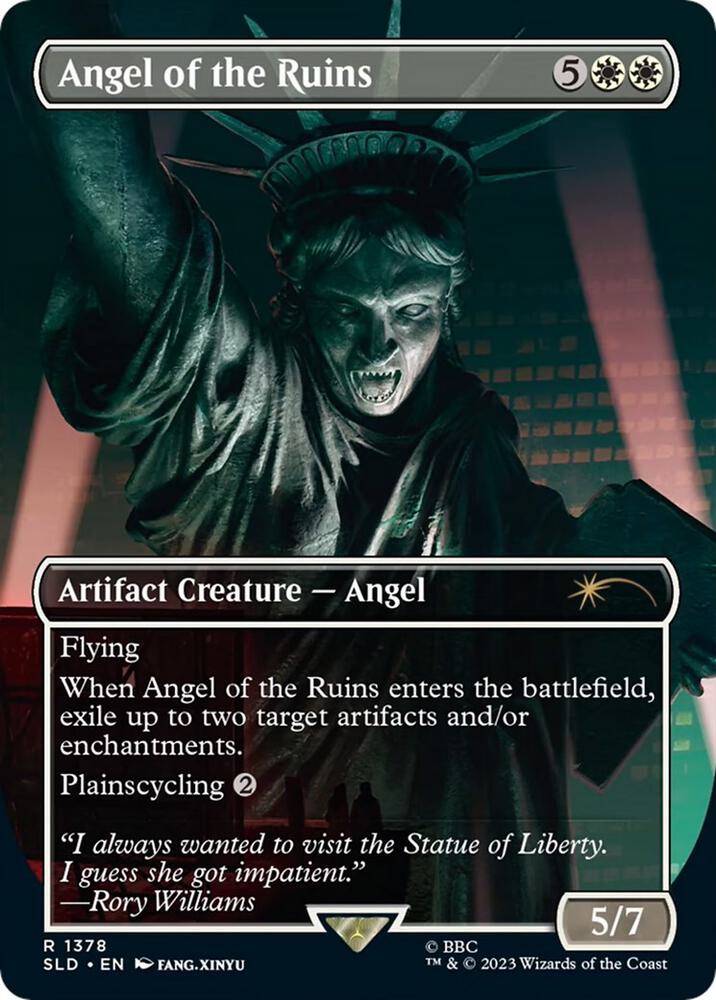 Angel of the Ruins 1378 1378 (Secret Lair Drop Series)  - Foil | Good Games Adelaide SA