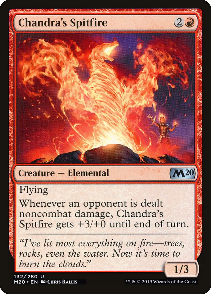 Chandra's Spitfire 132 (Core Set 2020)  | Good Games Adelaide SA