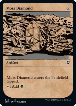 Moss Diamond Showcase 448 (Commander Legends: Battle for Baldur's Gate)  | Good Games Adelaide SA