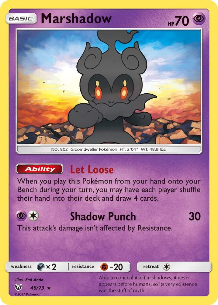 Marshadow 45/73 (Shining Legends)  - Holofoil | Good Games Adelaide SA
