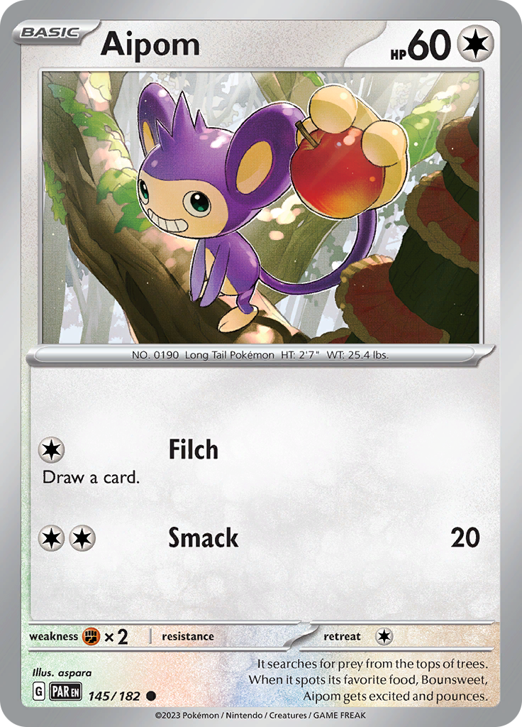 Aipom (145/182) [Scarlet & Violet: Paradox Rift] | Good Games Adelaide SA