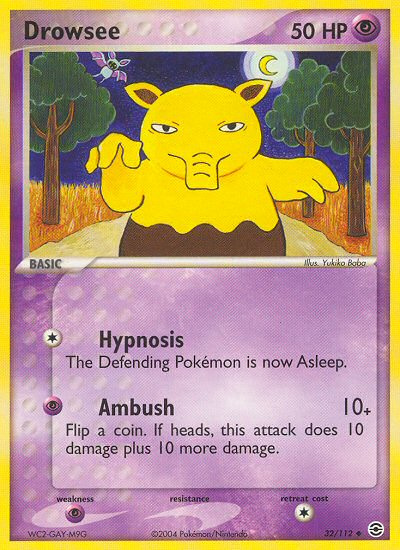 Drowzee (32/112) [EX: FireRed & LeafGreen] | Good Games Adelaide SA