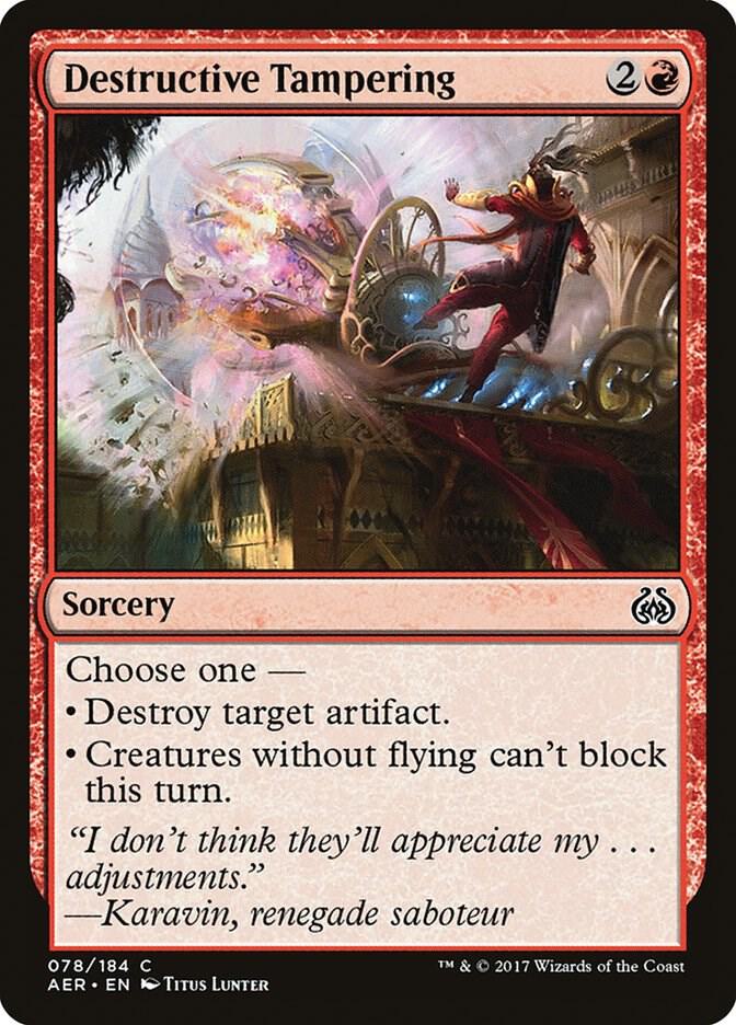 Destructive Tampering 78 (Aether Revolt)  | Good Games Adelaide SA