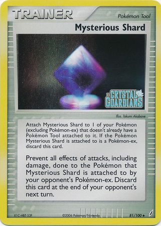 Mysterious Shard (81/100) (Stamped) [EX: Crystal Guardians] | Good Games Adelaide SA