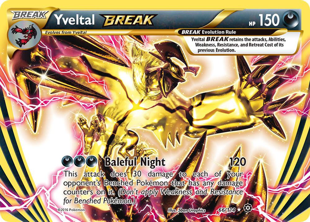 Yveltal BREAK 66/114 (XY - Steam Siege)  - Holofoil | Good Games Adelaide SA